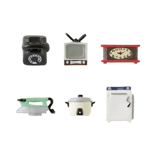Retro Home Appliance Magnet Set of 6 β Midori Japan